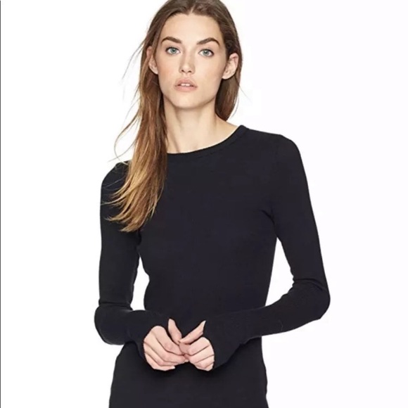Enza Costa Sweaters - Enza Costa Cashmere Thermal Crew Top